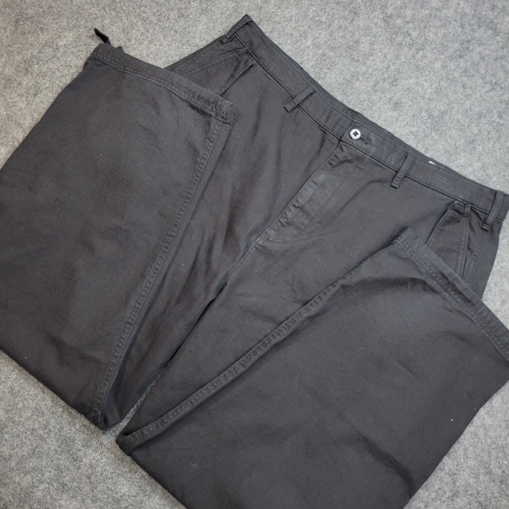 Gap Cargo Pants Mens 38x30 Black Baggy Fit Utility Adjustable Cuffs Streetwear